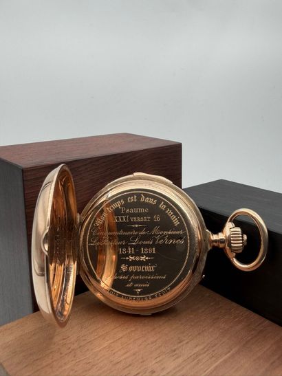 Louis AUDEMARS Gousset watch
in 18K (750)...