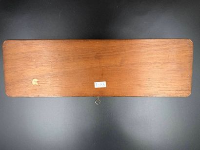 Box
in burr veneer, blackened wood, mother-of-pearl...
