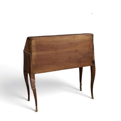 BUREAU DE PENTE en placage de bois de violette...