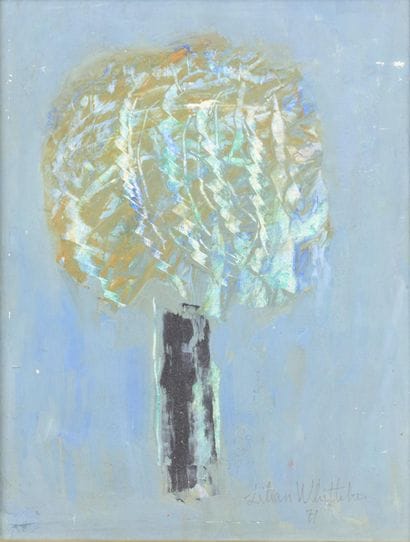 Lilian E. WHITTEKER (1895-1978) Arbre sur...