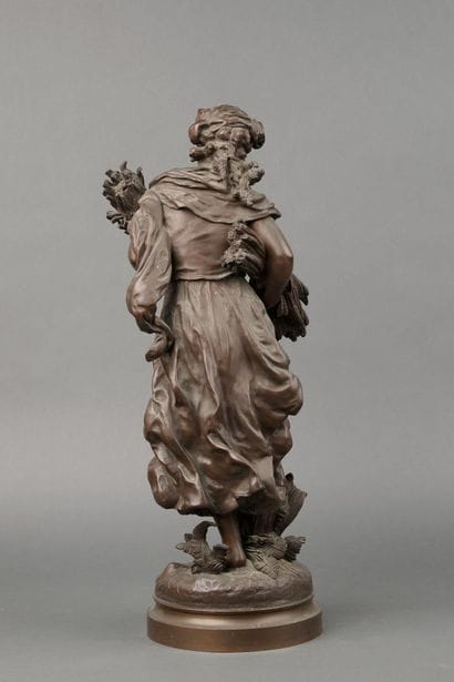 Hippolyte MOREAU (1832-1927) La jeune glaneuse....