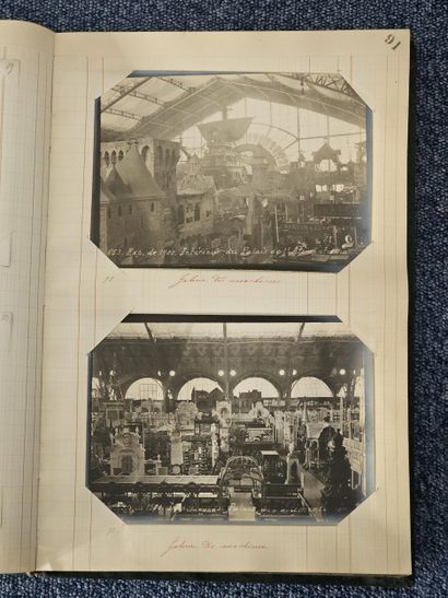 Album grand in-quarto d'une centaine de PHOTOGRAPHIES...