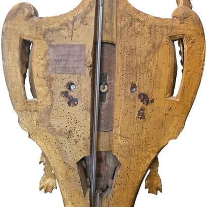 Important BAROMÈTRE- THERMOMÈTRE en bois...