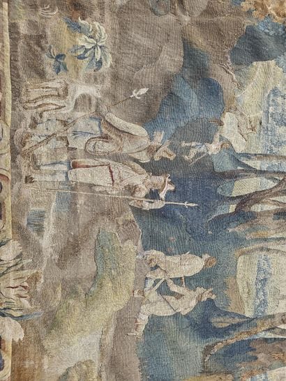 AUBUSSON. A tapestry known as a “verdure,”...