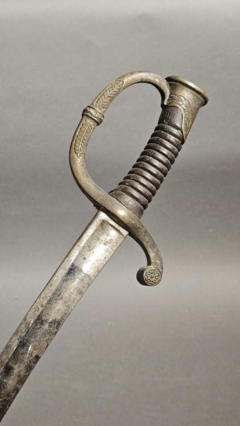 SABRE d'officier de canonnier monté modèle...