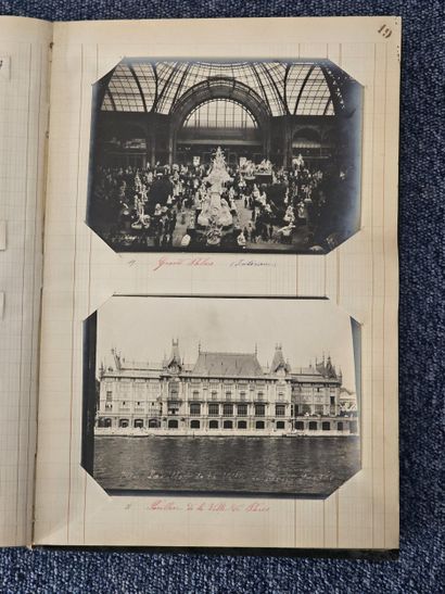 Album grand in-quarto d'une centaine de PHOTOGRAPHIES...