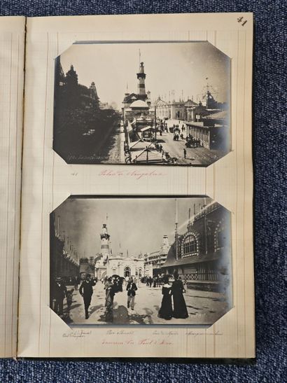 Album grand in-quarto d'une centaine de PHOTOGRAPHIES...