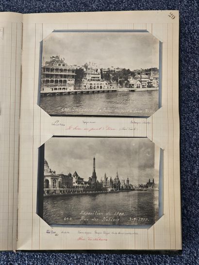 Album grand in-quarto d'une centaine de PHOTOGRAPHIES...