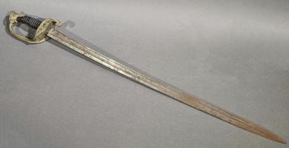 SABRE d'officier d'infanterie modèle 1855,...