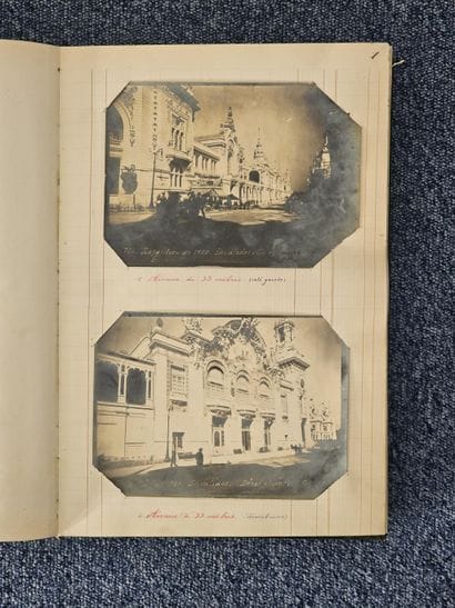 Album grand in-quarto d'une centaine de PHOTOGRAPHIES...