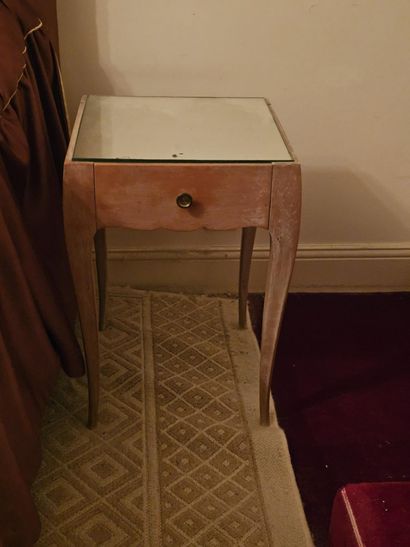 BEDROOM FURNITURE, circa 1940, made of lemonwood,...