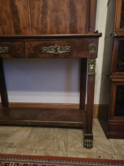 SECRETARY DESK or “BONHEUR DU JOUR” in flamed...