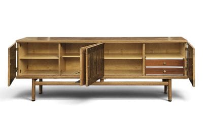SRM. Sideboard and dining table in ceruse...