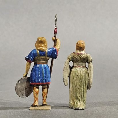 Gustave VERTUNNI (1884-1953) Clovis et Clothilde....