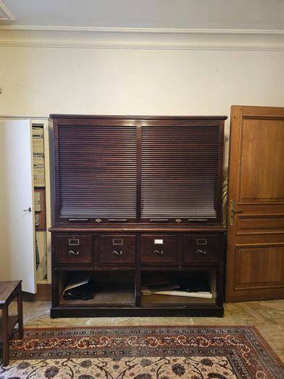 STANDARD. Large CARDBOARD CABINET or CRAFTSMAN'S...