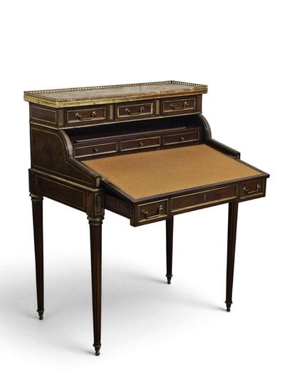 Small CYLINDER DESK, known as a “system”...