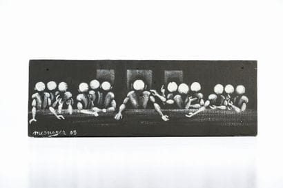 Jérôme MESNAGER (1961) 
La Cène. 
Acrylique...