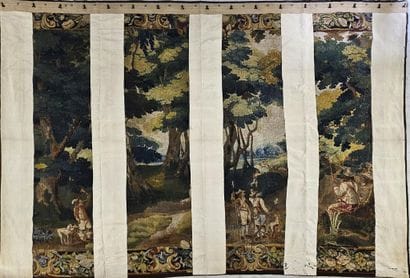 AUBUSSON. A tapestry known as a “verdure,”...