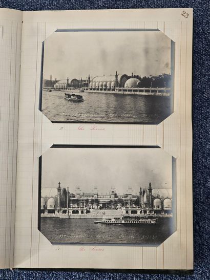Album grand in-quarto d'une centaine de PHOTOGRAPHIES...