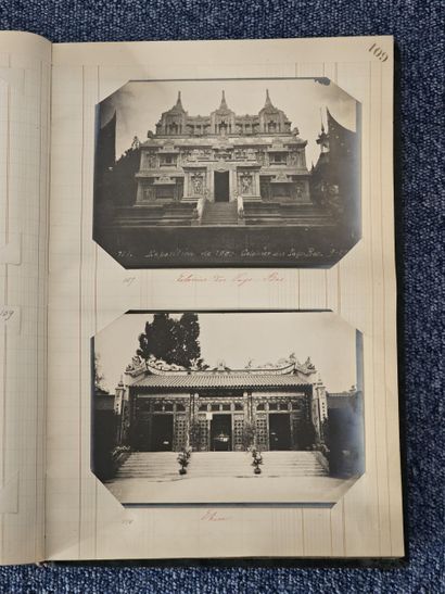 Album grand in-quarto d'une centaine de PHOTOGRAPHIES...