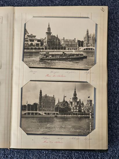 Album grand in-quarto d'une centaine de PHOTOGRAPHIES...