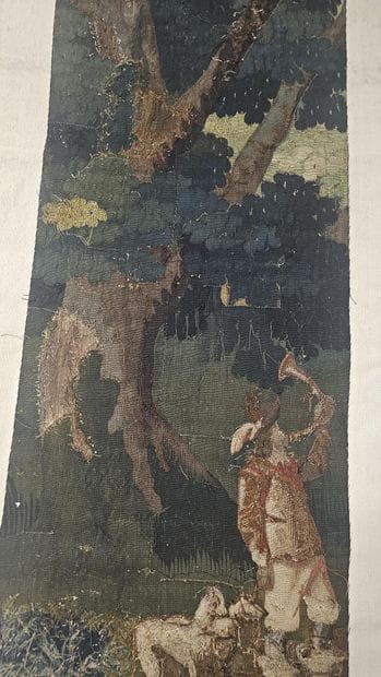 AUBUSSON. A tapestry known as a “verdure,”...