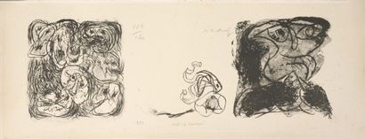 PIERRE ALECHINSKY (1927) Cul de lampe. Lithographie...