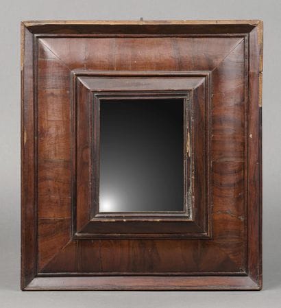 MIROIR à profil inversé en placage de bois...