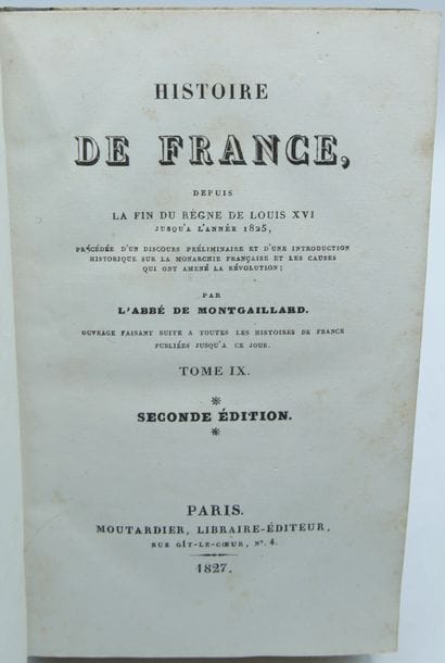 [HISTOIRE DE France]. Ensemble 21 Volumes....