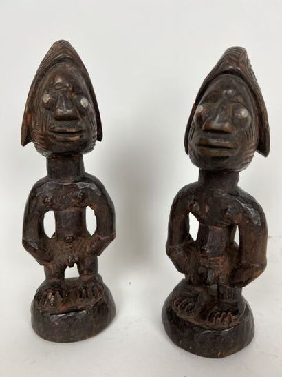 NIGERIA - YORUBA People

-Pair of male ibedji...