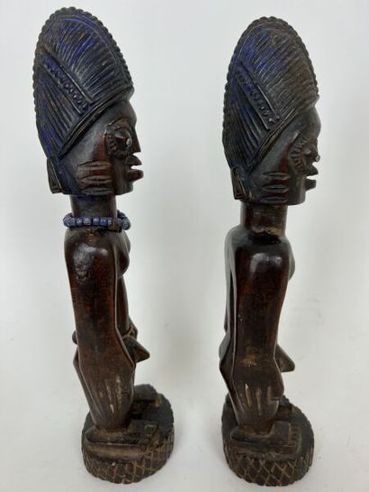 NIGERIA - YORUBA People

-Pair of male ibedji...