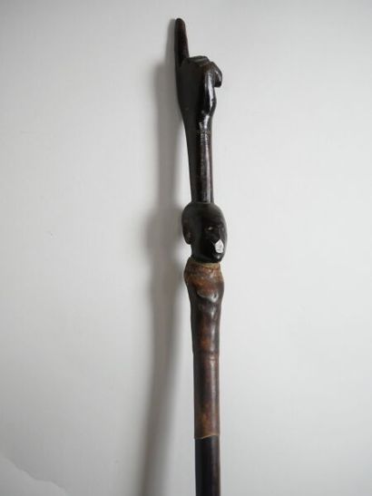 TANZANIA - PARE people 

Wooden cane decorated...
