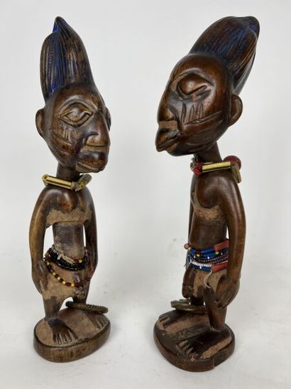 NIGERIA - YORUBA People

-Pair of male ibedji...