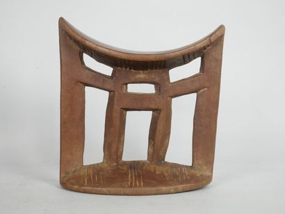 ETHIOPIA 

Set of four wooden neck rests...