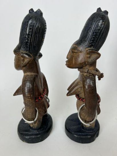 NIGERIA - YORUBA People

-Pair of male ibedji...