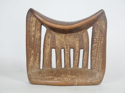 ETHIOPIA 

Set of four wooden neck rests...