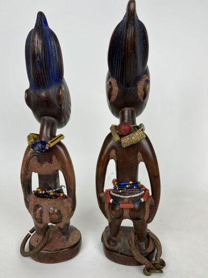 NIGERIA - YORUBA People

-Pair of male ibedji...
