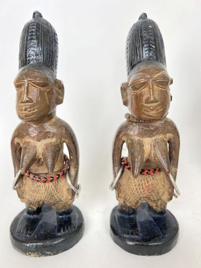 NIGERIA - YORUBA People

-Pair of male ibedji...
