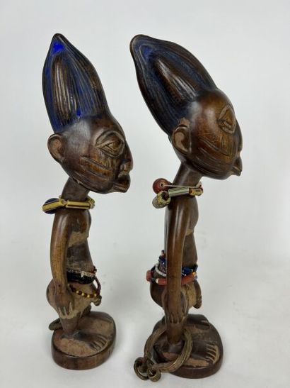 NIGERIA - YORUBA People

-Pair of male ibedji...