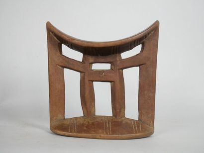 ETHIOPIA 

Set of four wooden neck rests...