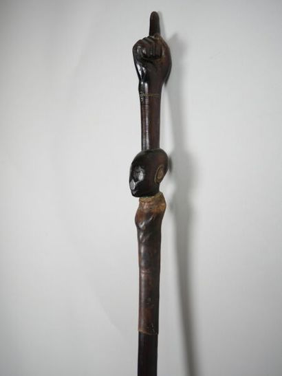 TANZANIA - PARE people 

Wooden cane decorated...