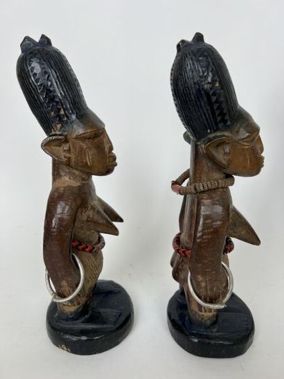 NIGERIA - YORUBA People

-Pair of male ibedji...