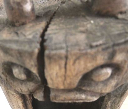 CAMEROON - BAMILEKE people

Drum with anthropomorphic...