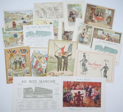 93 CHROMOS - AU BON MARCHE - DIVERS EDITEURS...