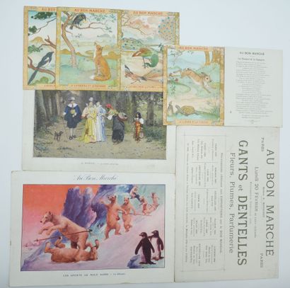 114 CHROMOS - AU BON MARCHE - DIVERS EDITEURS...