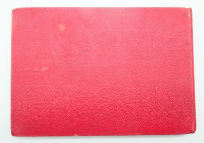 12 PHOTOGRAPHIES ALGERIE : Carnet avec reliure...
