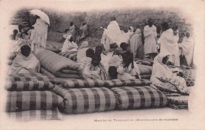 4 CARTES POSTALES MADAGASCAR : Métiers Divers,...