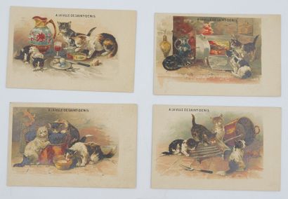 112 CHROMOS : Grands Magasins-Divers Formats....