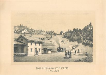Suisse. 40 Lithographies, Reproductions et...