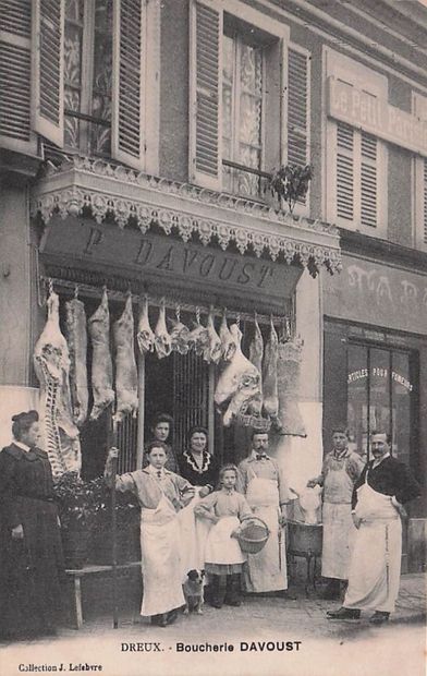 7 CARTES POSTALES COMMERCES : Alimentaire...
